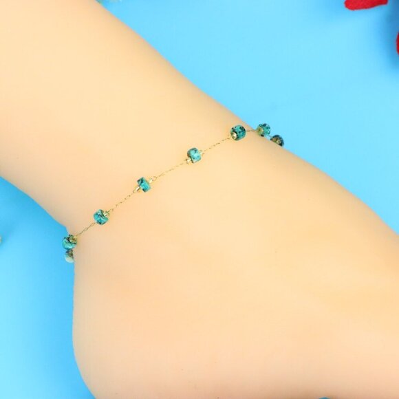 Elegant Handmade Anklet – Perfect for Women & Girls | Ideal Gift Option, DYC1541 - Picture 1 of 10